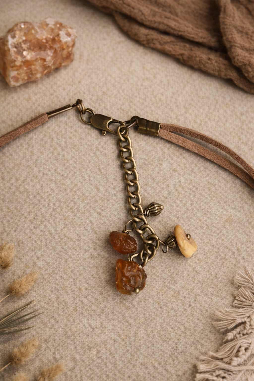 Choker „Słoneczna Dusza” – romantyczne boho z nutą vintage