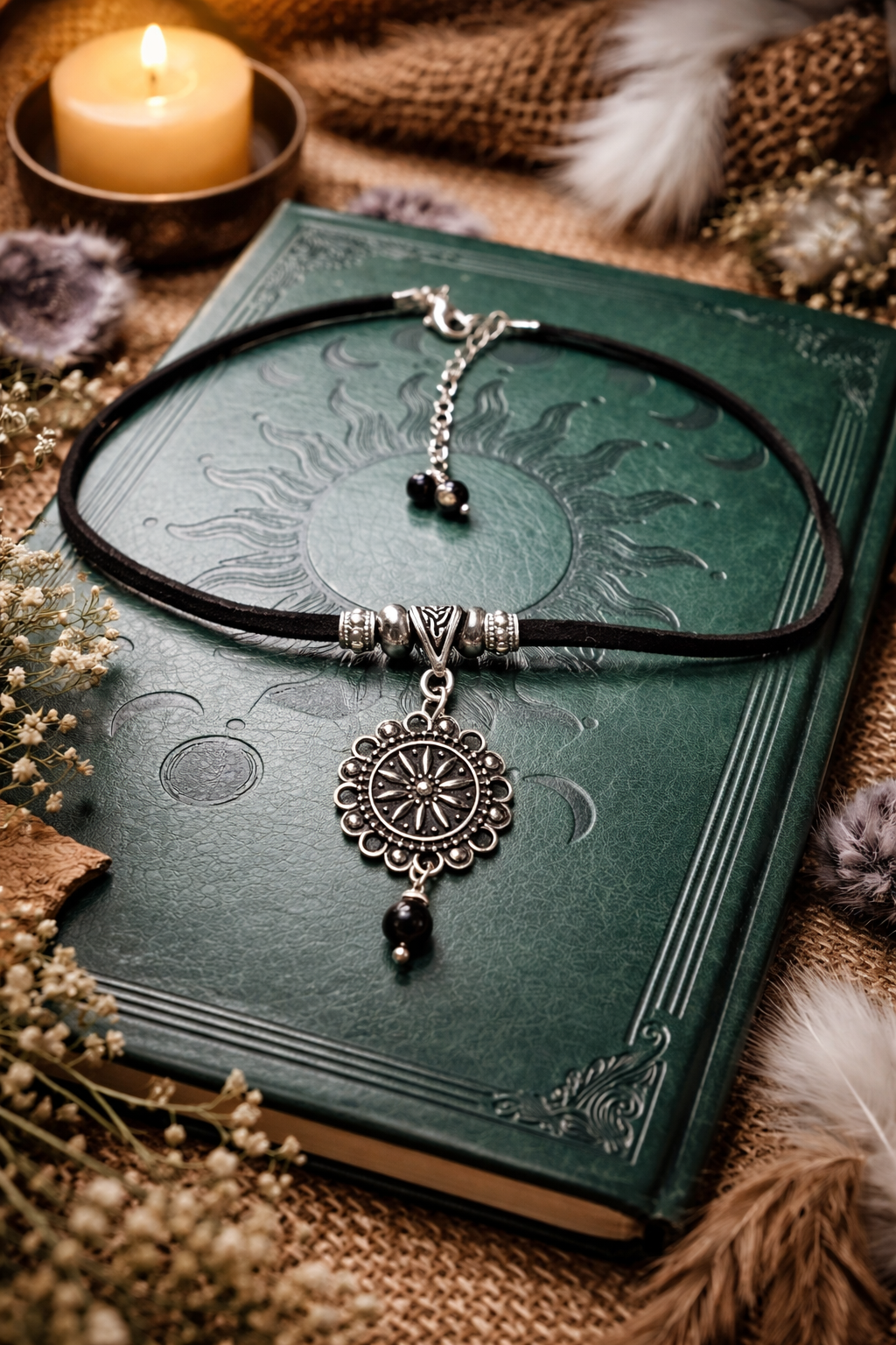 ✨ Choker z czarnym turmalinem – talizman ochrony i siły ✨