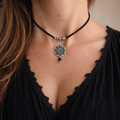 ✨ Choker z czarnym turmalinem – talizman ochrony i siły ✨