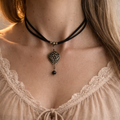 Choker z czarnym onyksiem – talizman siły i ochrony 🖤