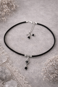🖤 Elegancki choker z czarnym turmalinem 🖤