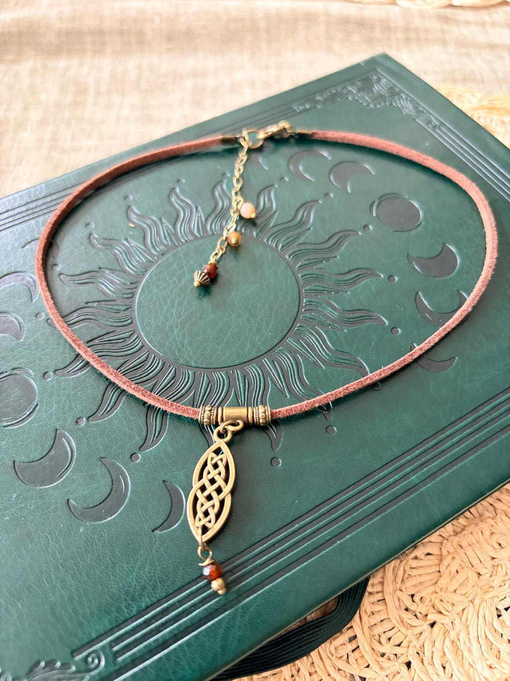 🤎 CHOKER Z AGATEM – RÓWNOWAGA I SPOKÓJ | BOHO TALIZMAN