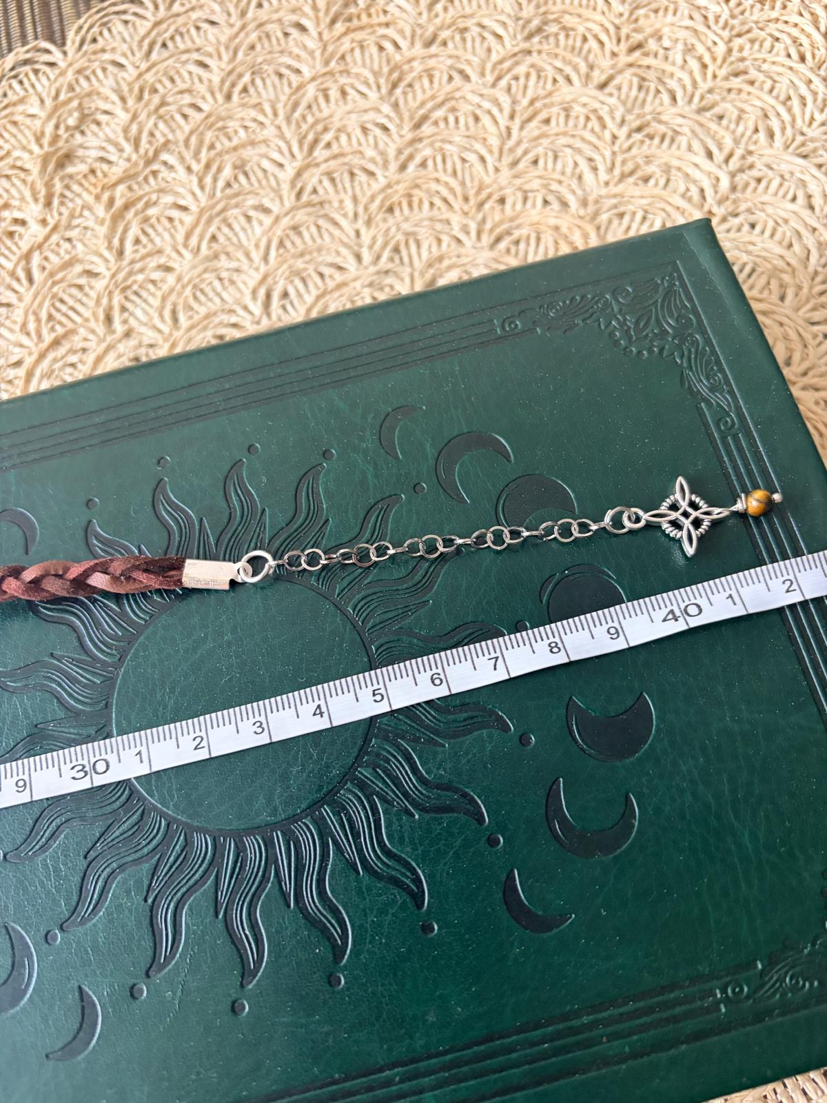 Choker z Kocim Okiem Boho Vintage – talizman odwagi i pewności siebie | Agnes Arte 🤎✨