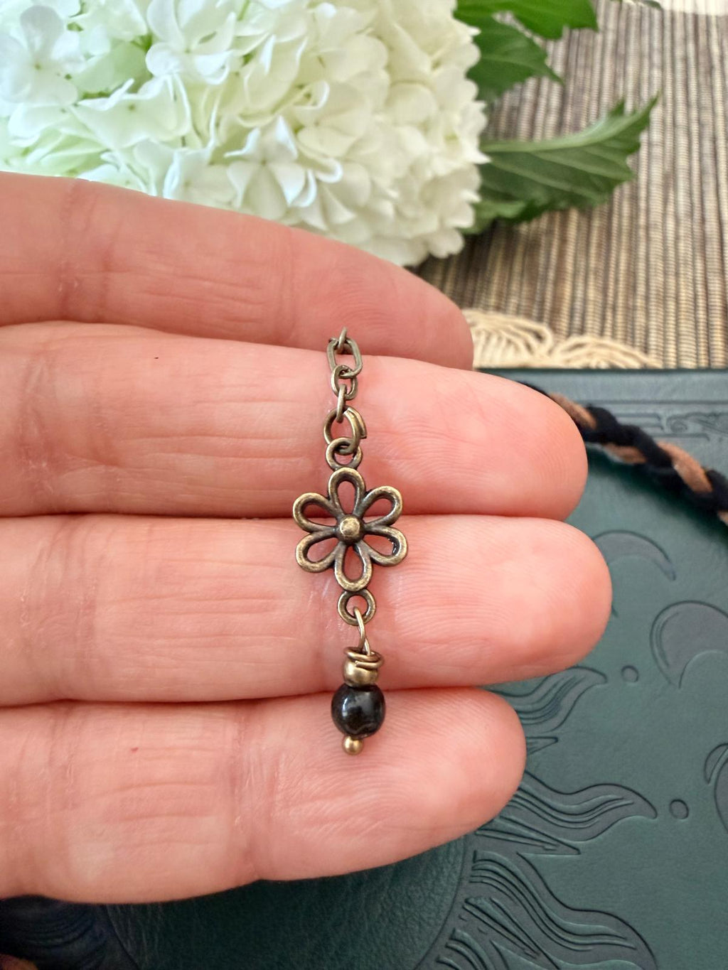 Noc Kruka – choker z czarnym agatem 🖤🌙Czarny Agat Choker Boho Gothic – talizman ochrony | Agnes Arte