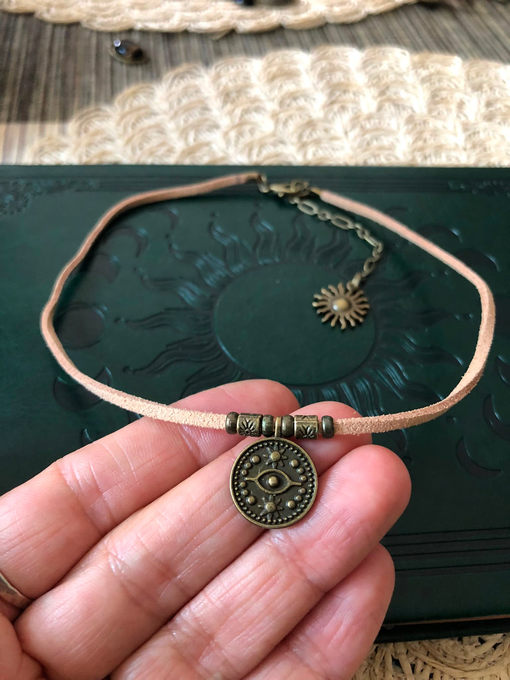 Choker Boho z Okiem Proroka – Symbol Ochrony i Intuicji | Agnes Arte
