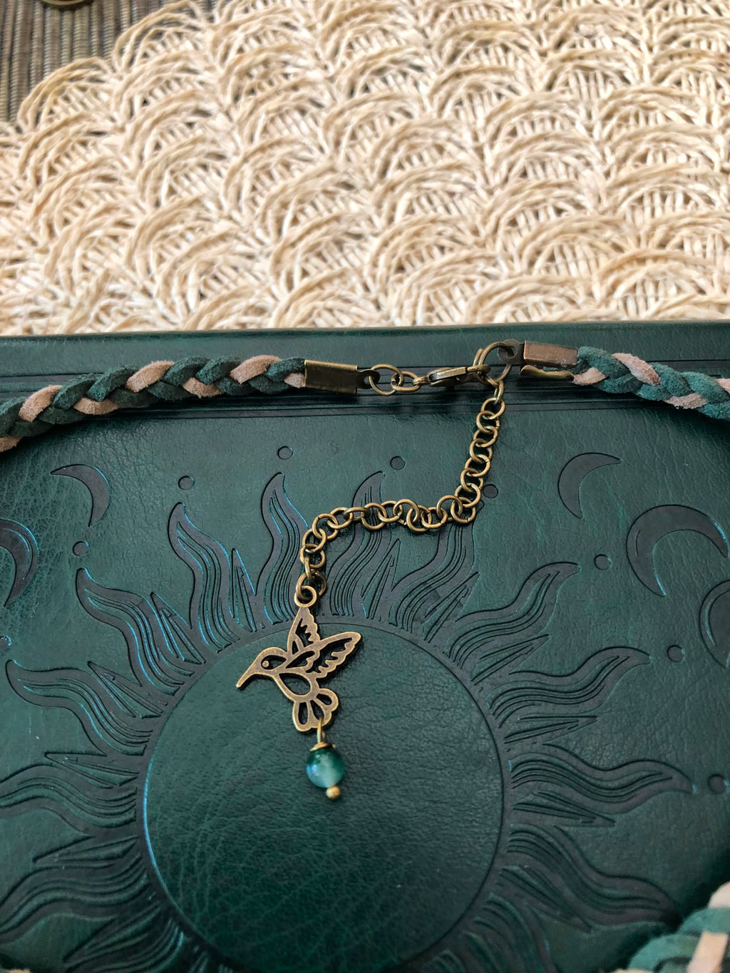 Agat Mchowy Choker Boho Vintage – Kamień Natury, Harmonii i Nowych Początków | Agnes Arte
