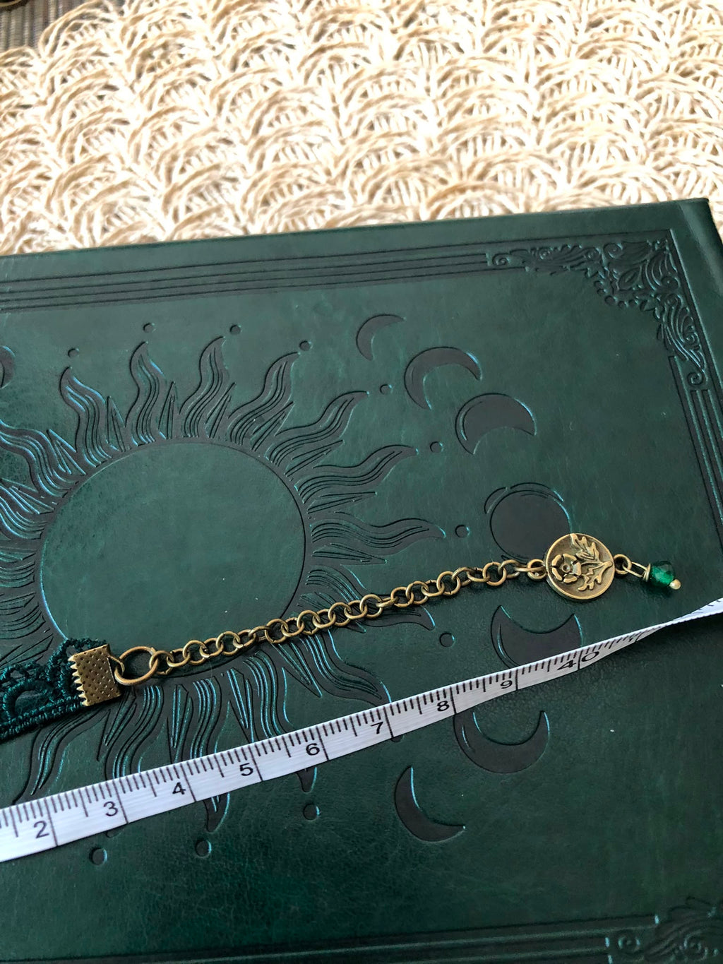 Zielony Agat Choker Boho Vintage – Kamień Harmonii i Wewnętrznego Spokoju | Agnes Arte