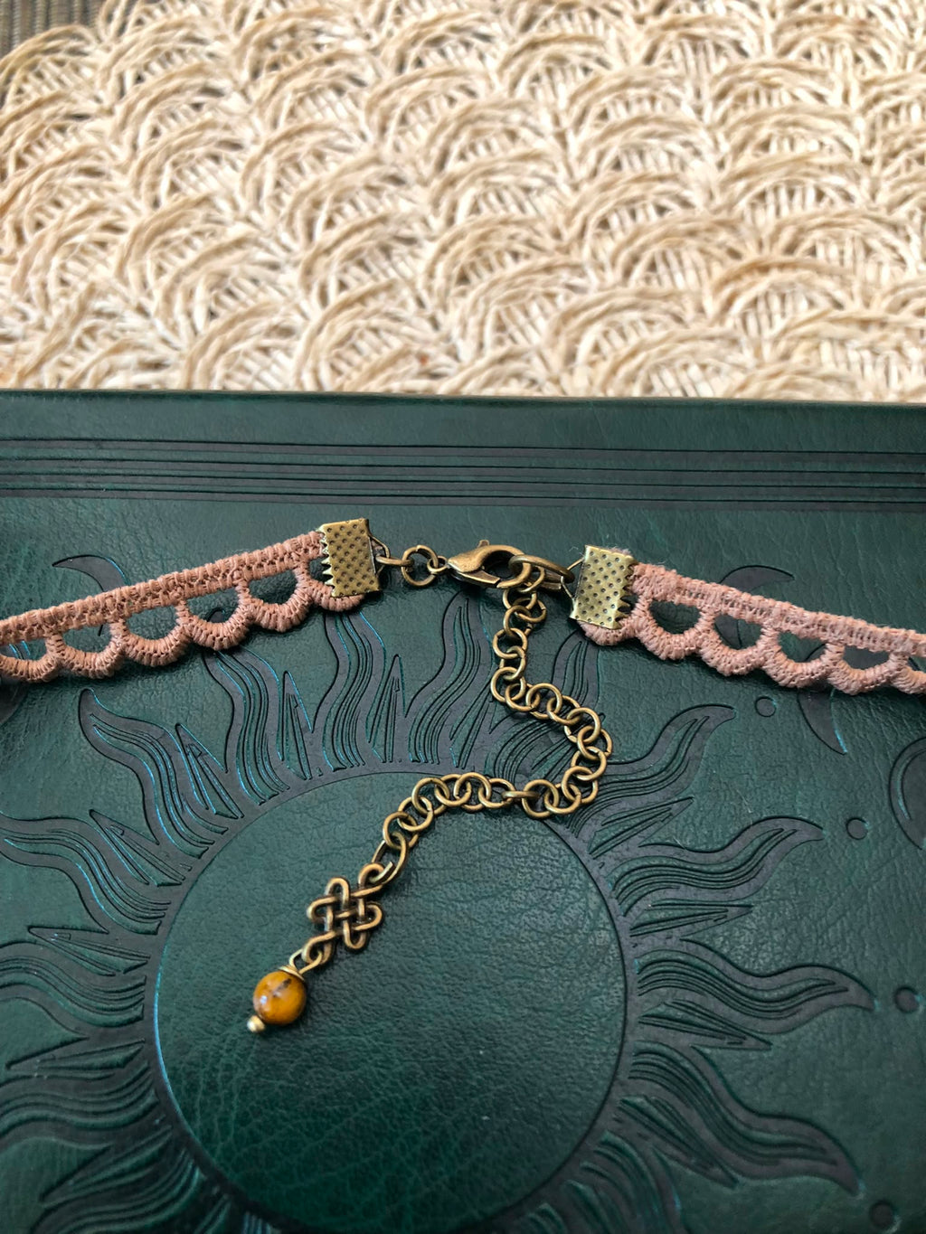 Tygrysie Oko Choker Boho Vintage – Kamień Odwagi i Pewności Siebie | Agnes Arte