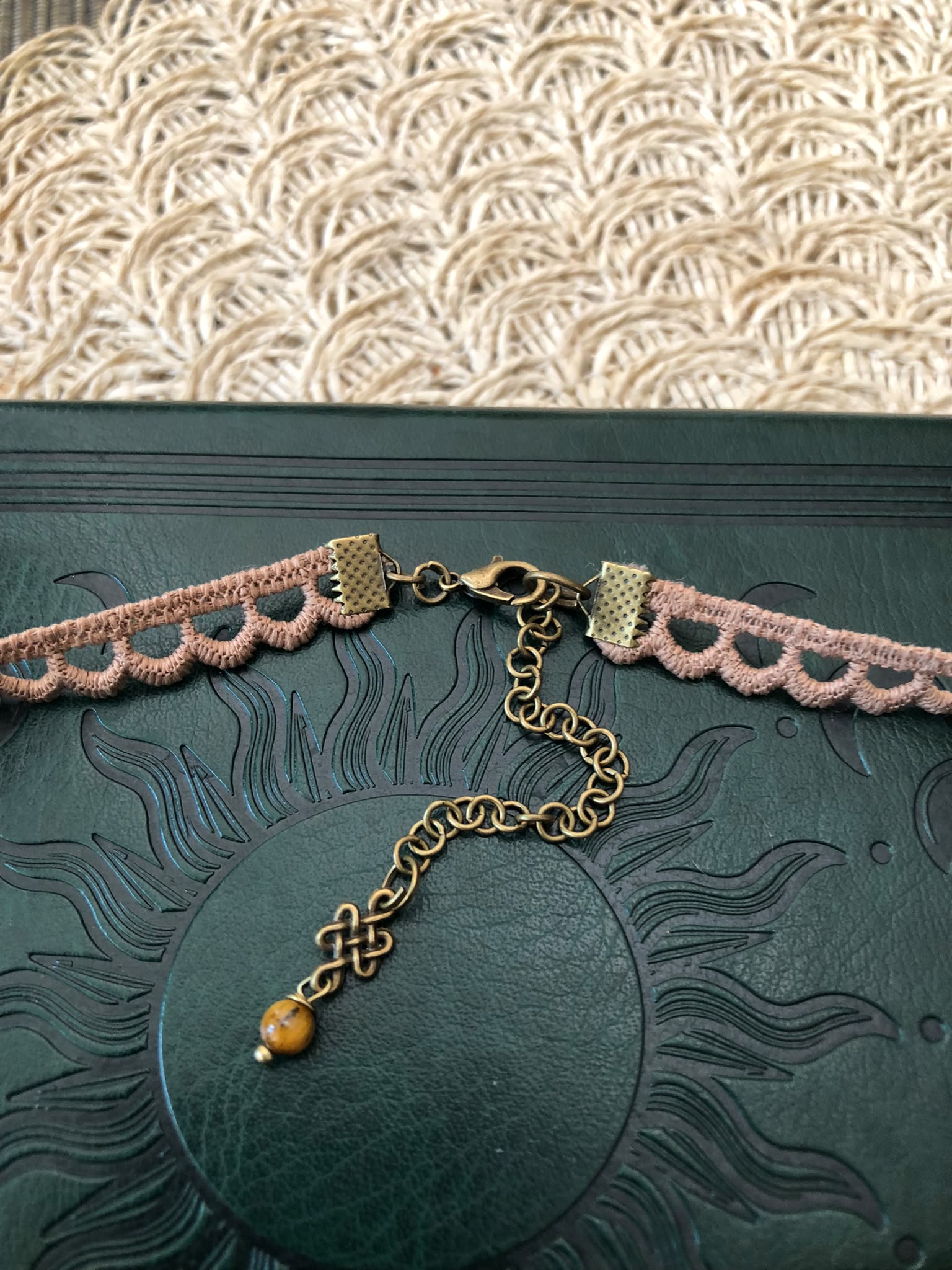 Tygrysie Oko Choker Boho Vintage – Kamień Odwagi i Pewności Siebie | Agnes Arte