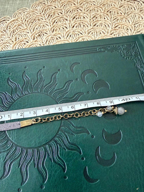Choker Boho Vintage z Labradorytem – Kamień Intuicji i Magii | Agnes Arte