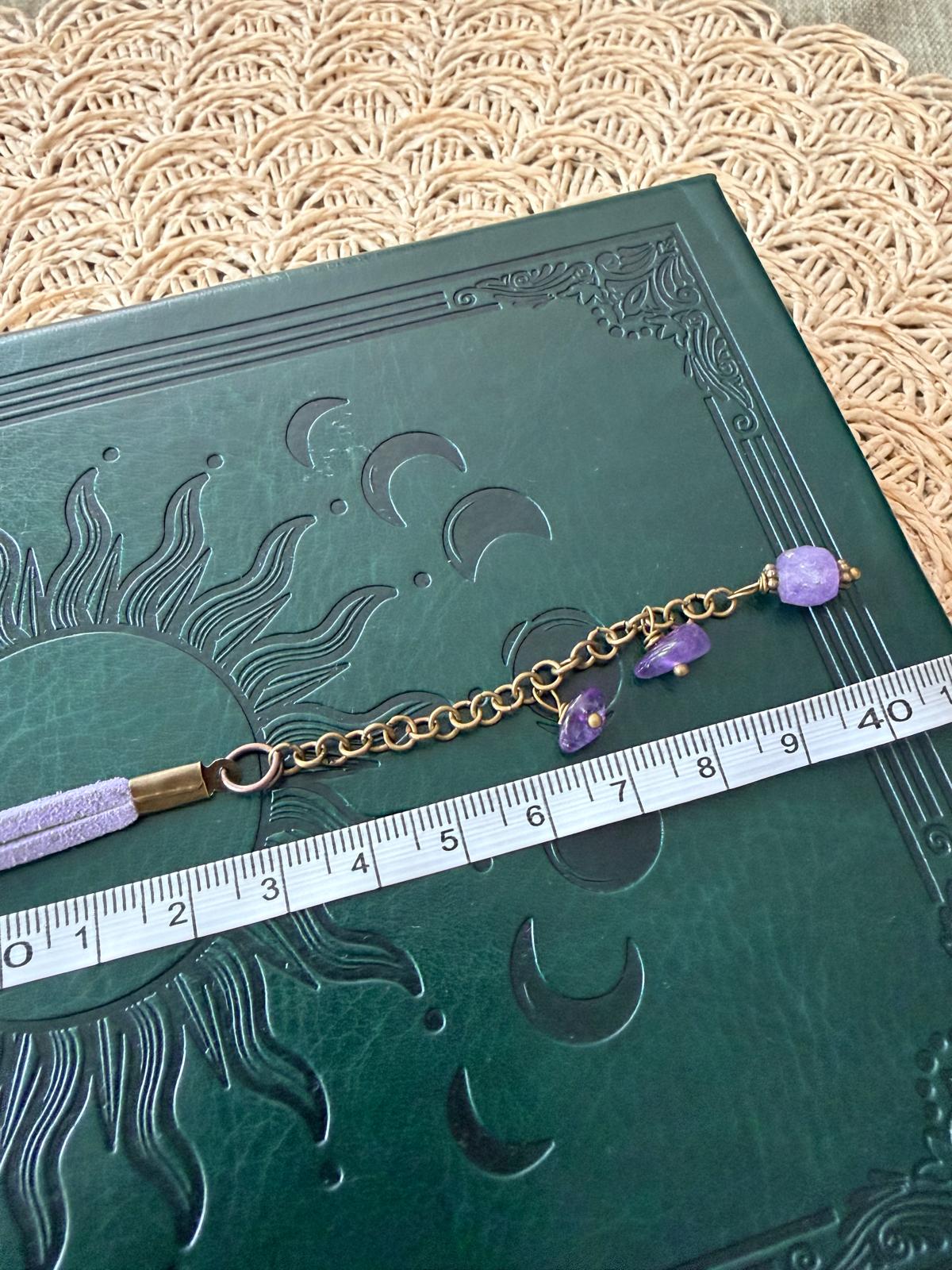 Choker z Ametystem – delikatna magia w odcieniach lawendy 💜