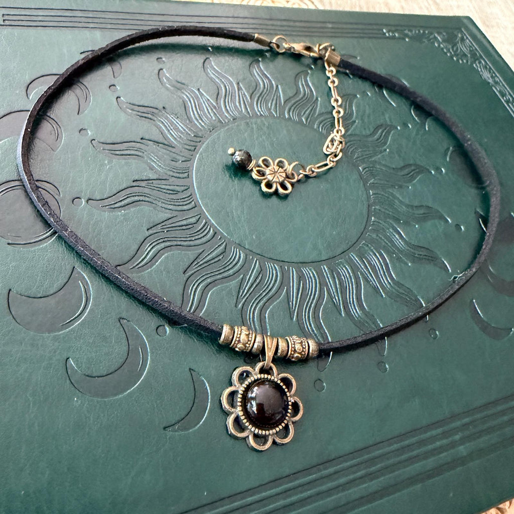 Choker z Czarnym Turmalinem – subtelna ochrona w stylu boho 🖤