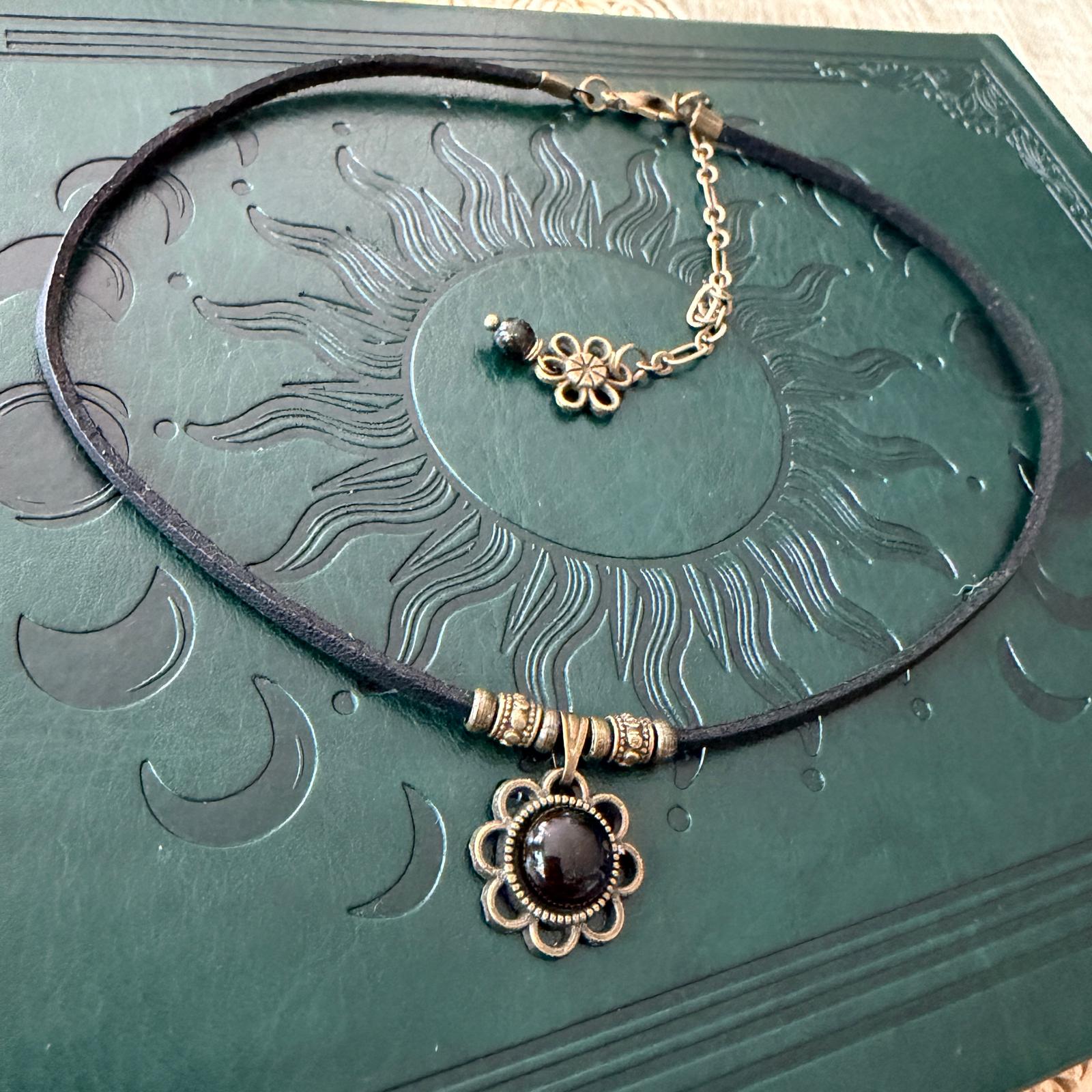 Choker z Czarnym Turmalinem – subtelna ochrona w stylu boho 🖤