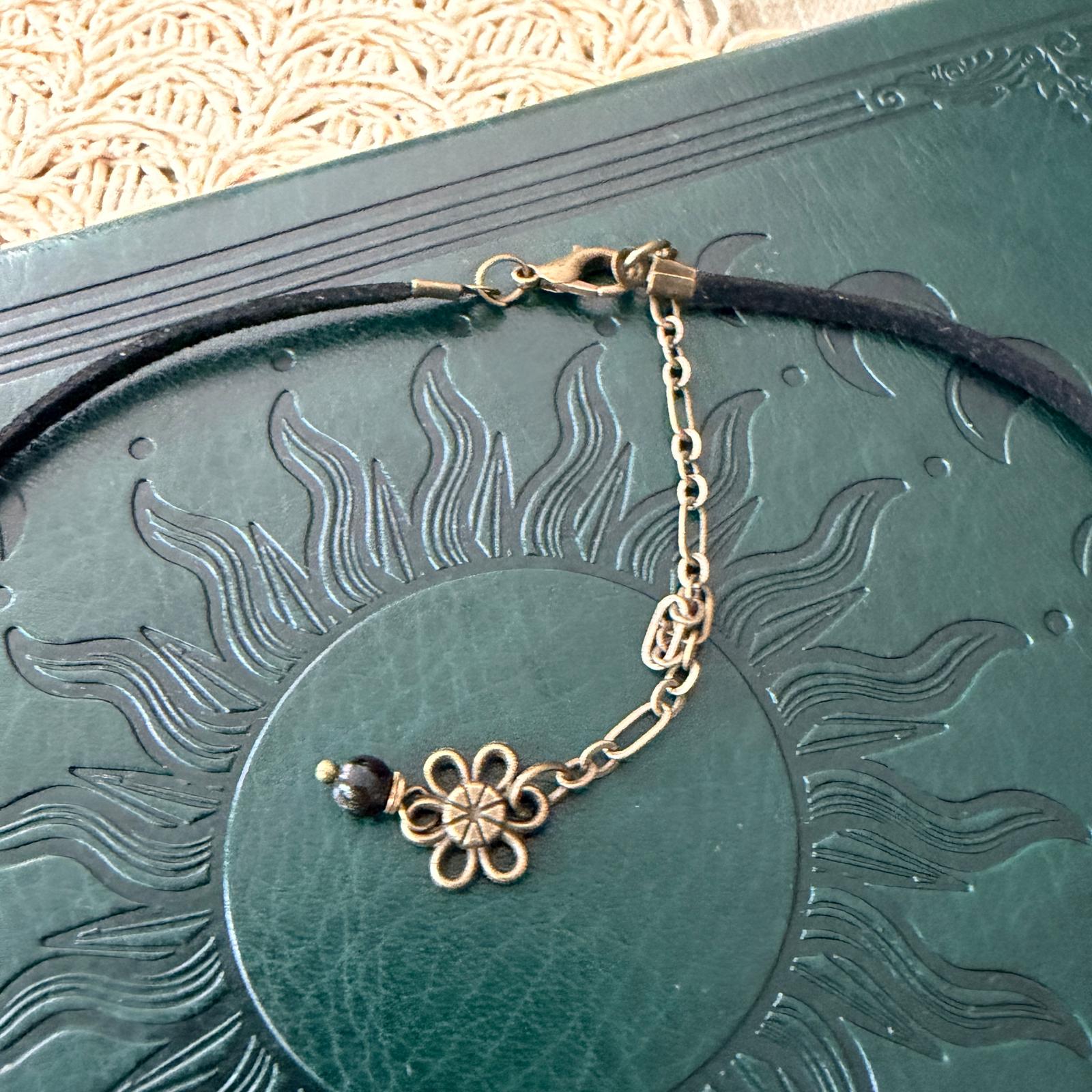 Choker z Czarnym Turmalinem – subtelna ochrona w stylu boho 🖤