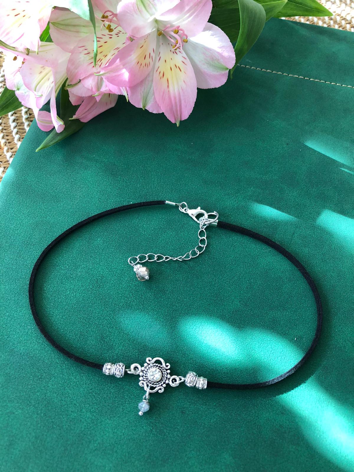 ✨ Vintage choker z cyrkoniami ✨