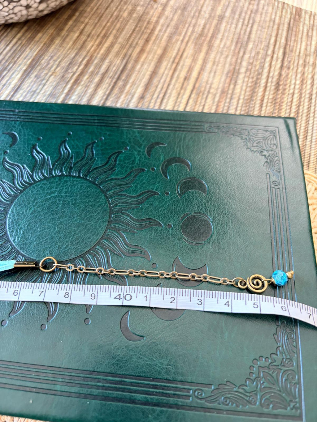 Błękit Oceanu – choker boho z larimarem 🌊✨